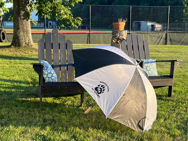 academy patio table umbrella 60" Bridgton Academy Stadium Umbrella – Bridgton Academy Store