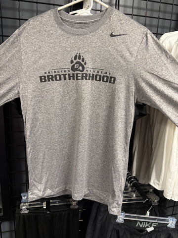 "Brotherhood" Nike® Men's Team Legend LS Crew