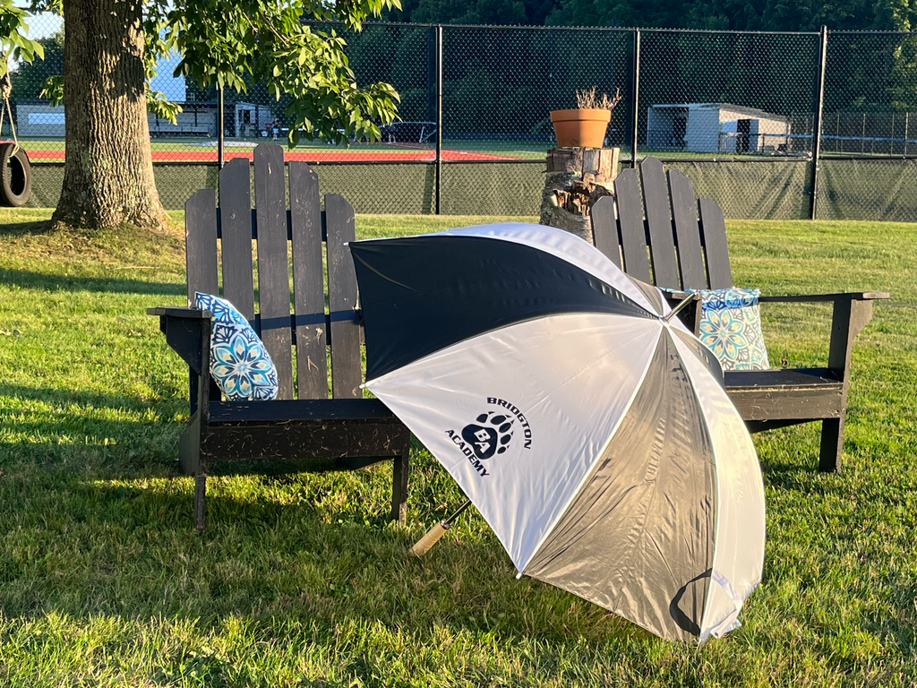 academy umbrella patio 60" Bridgton Academy Stadium Umbrella – Bridgton Academy Store