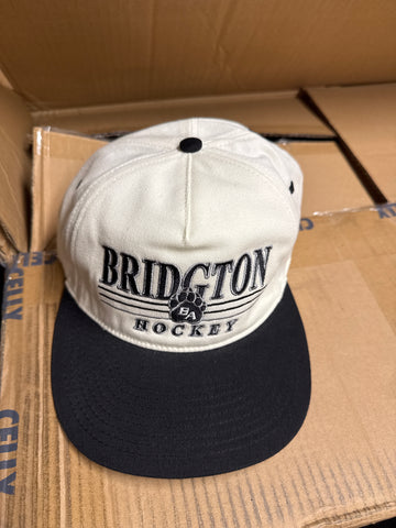 White Bridgton Hockey Hat